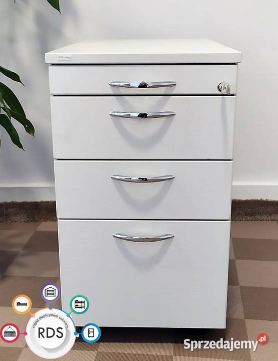 Kontenerek biurkowy Szafka nocna zamykana na 43.5cm Sopot