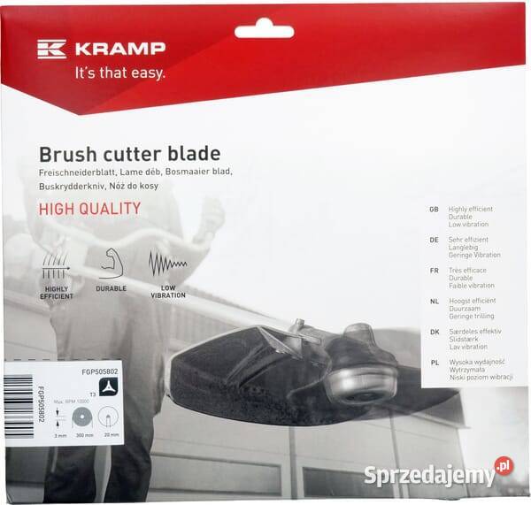 Nóż do kosy 3 zęby L300 20 3 mm FGP505802 Kamionna