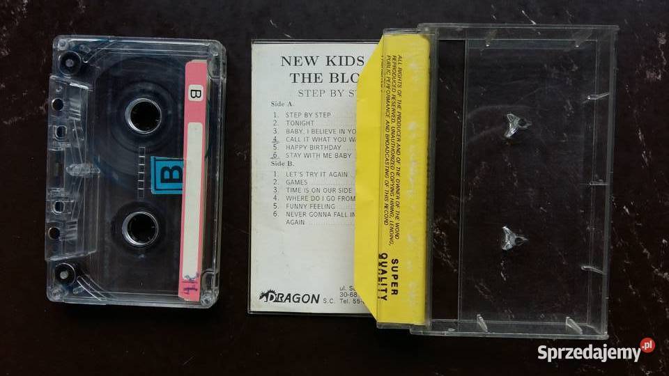 Kaseta magnetofonowa NKOTB Step by step Wyd Siemiatycze