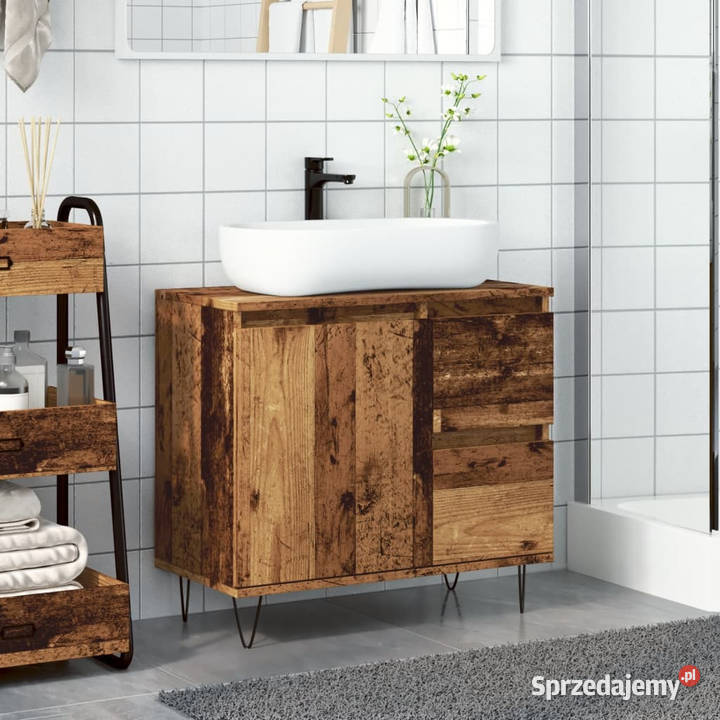 Szafka pod umywalkę stare drewno 65x33x60 Warszawa