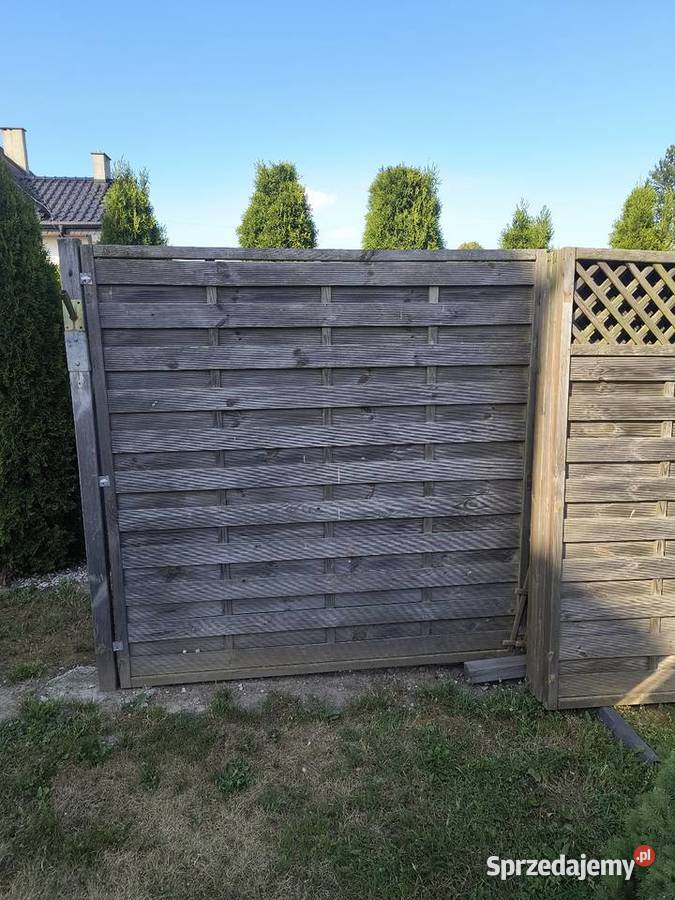 Płot drewniany pergola panel Sędzisław