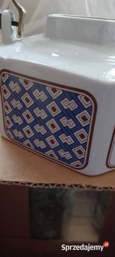 porcelanowy czajnik w kształcie sześciokąta Poznań