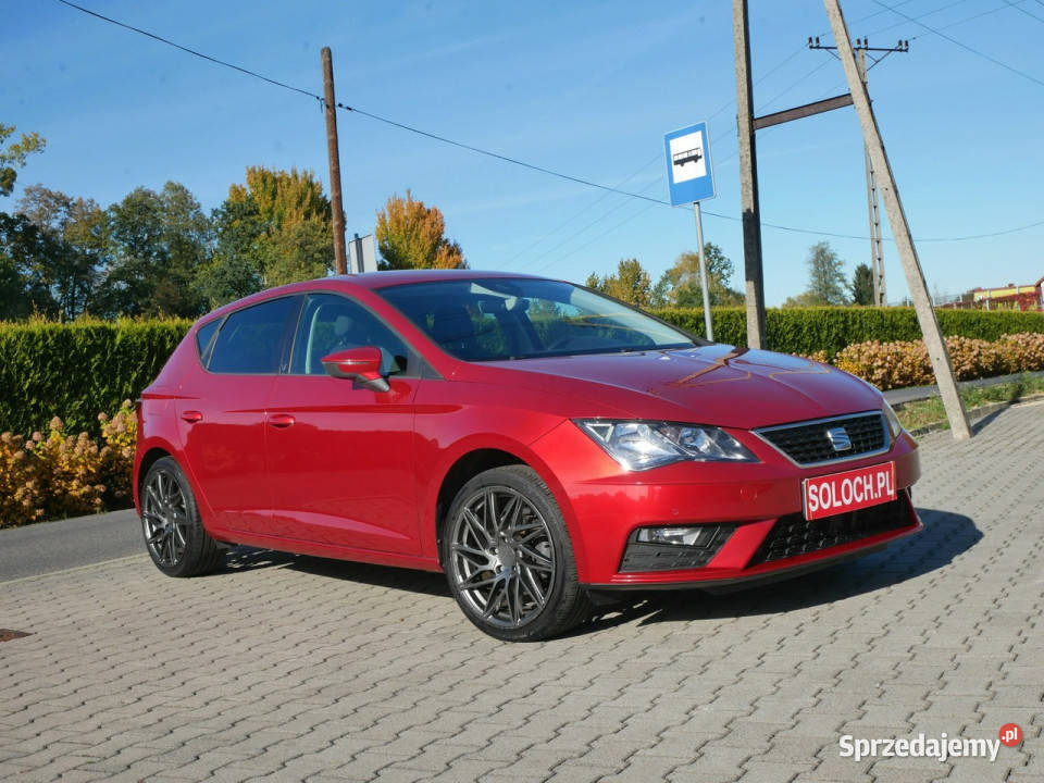 Seat Leon FL 15 TSI 130 Eu6 Kamera Tempomat ACC bordowy śląskie Goczałkowice-Zdrój