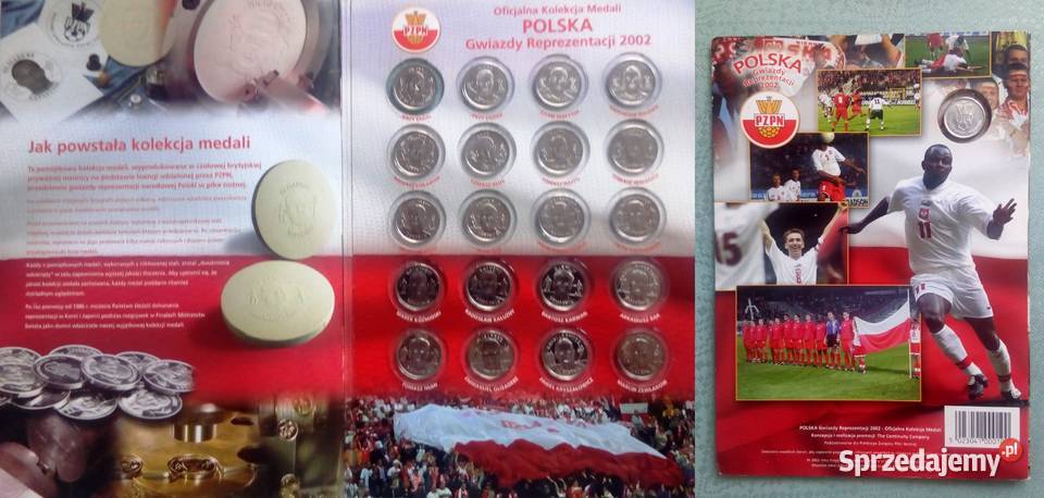 Album Medale Monety Zestaw Gwiazdy Reprezentacji śląskie Sosnowiec