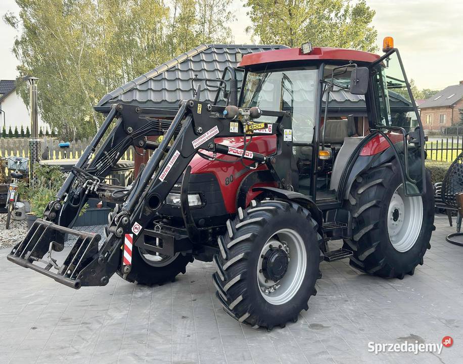 Ciągnik CASE JX 80TUR 2011r 1wł Klima Łowicz sprzedam