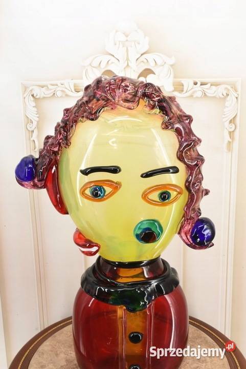 Szkło Murano Style GLASS Dama Abstrakcja Twarz Kraków sprzedam