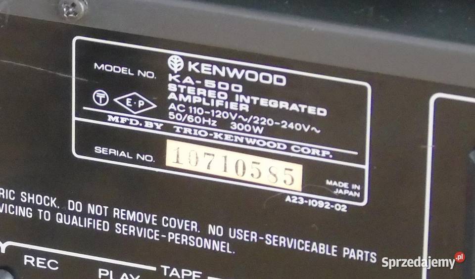 Wzmacniacz i Tuner Kenwood KA500 i KT500 świetne Jasło