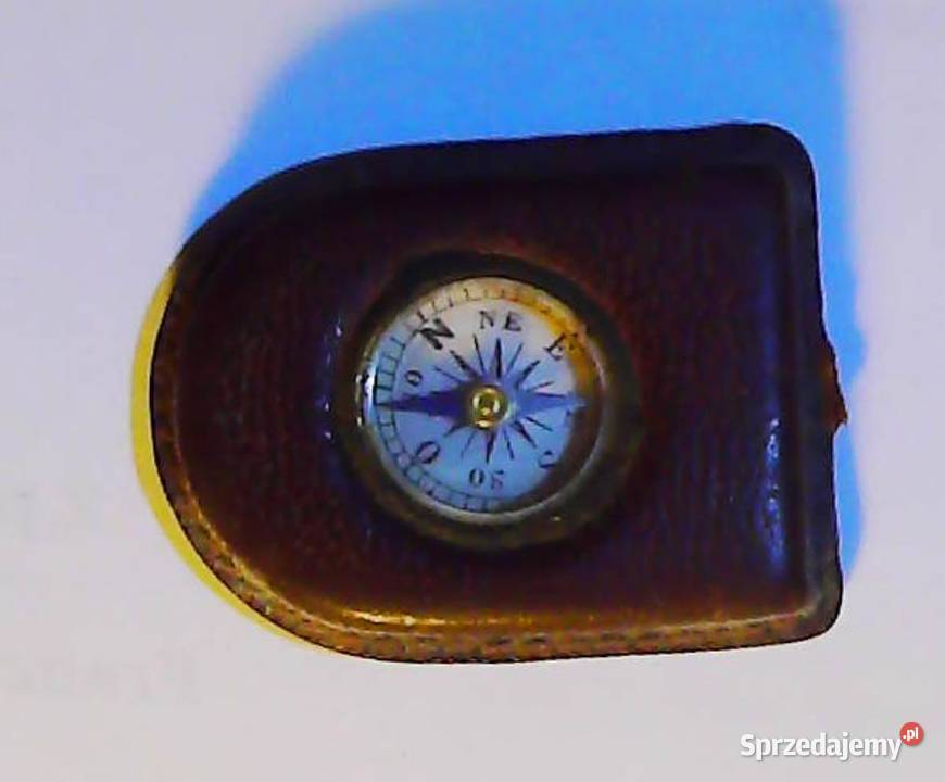 Miniaturowy kompas o średnicy 15 mm oprawiony w