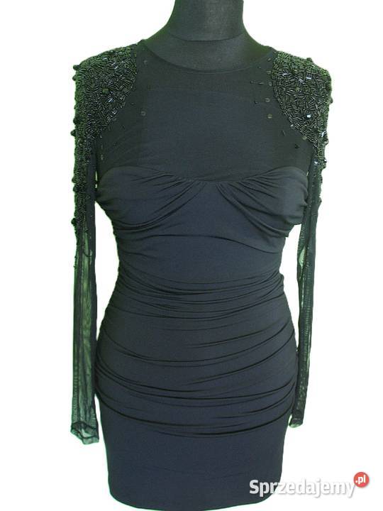 Sukienka mała czarna 34 XS biust 80 Ashley Siedlce