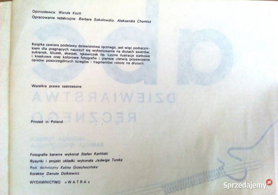 Tkactwo dziewiarstwo zestaw książek Legionowo