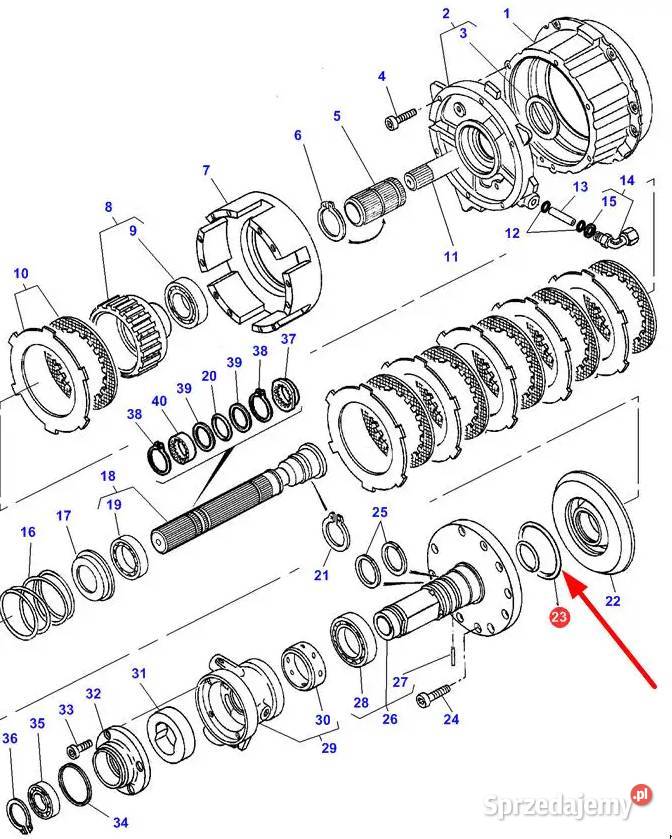 Pierścień oring uszczelniający wałka mokrego sprzedam