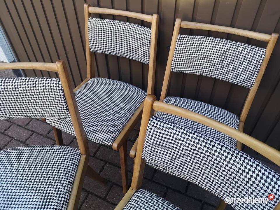 Krzesła PRL JAR Jasienica lata 70 Vintage Swarzędz