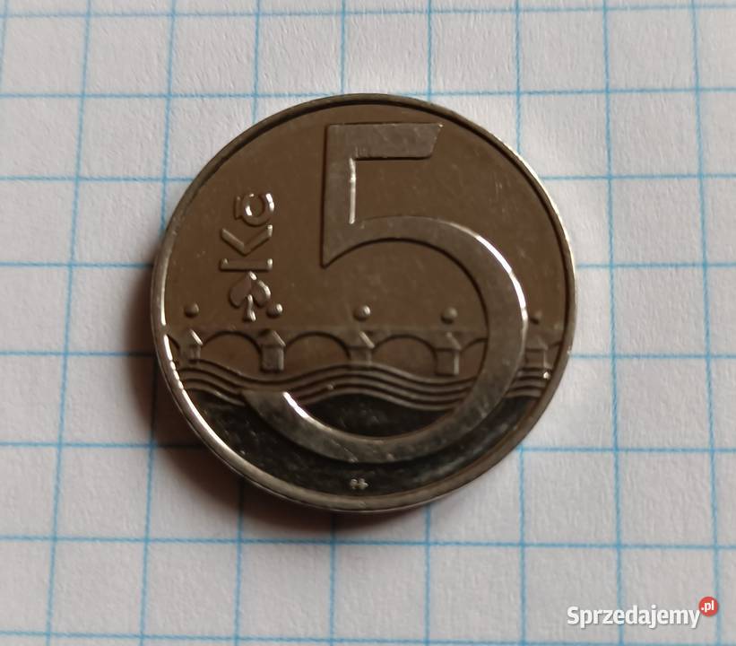 5 KORON 1994 CZECHY Numizmatyka Piszczac