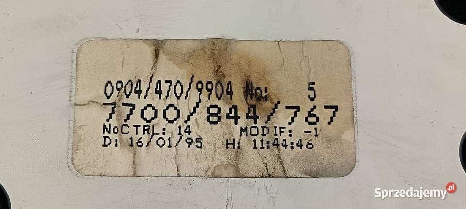 LICZNIK ZEGAR RENAULT LAGUNA II 7700844767 Lipno