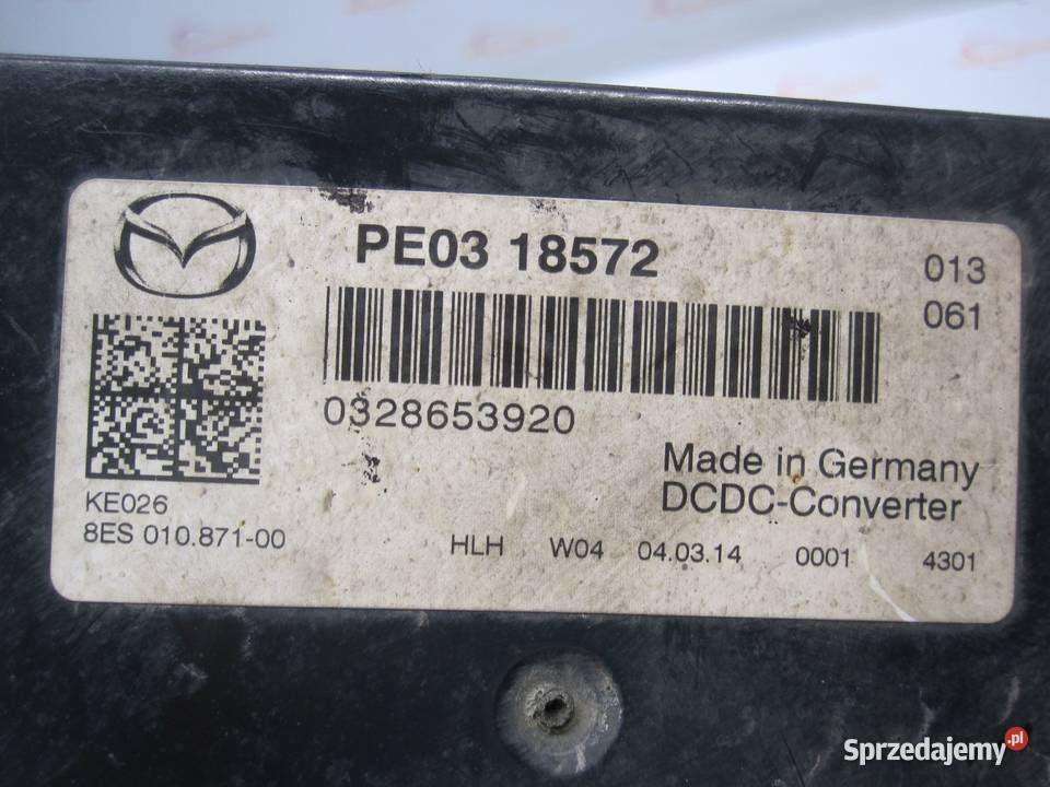 MAZDA 3 III 14r moduł napięcia PE0318572 Kielce
