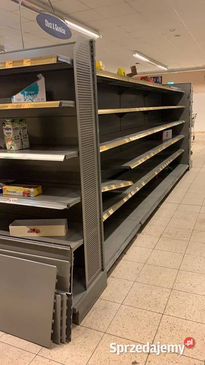 Regały sklepowe magazynowe przyścienne garażowe Bzinica Stara