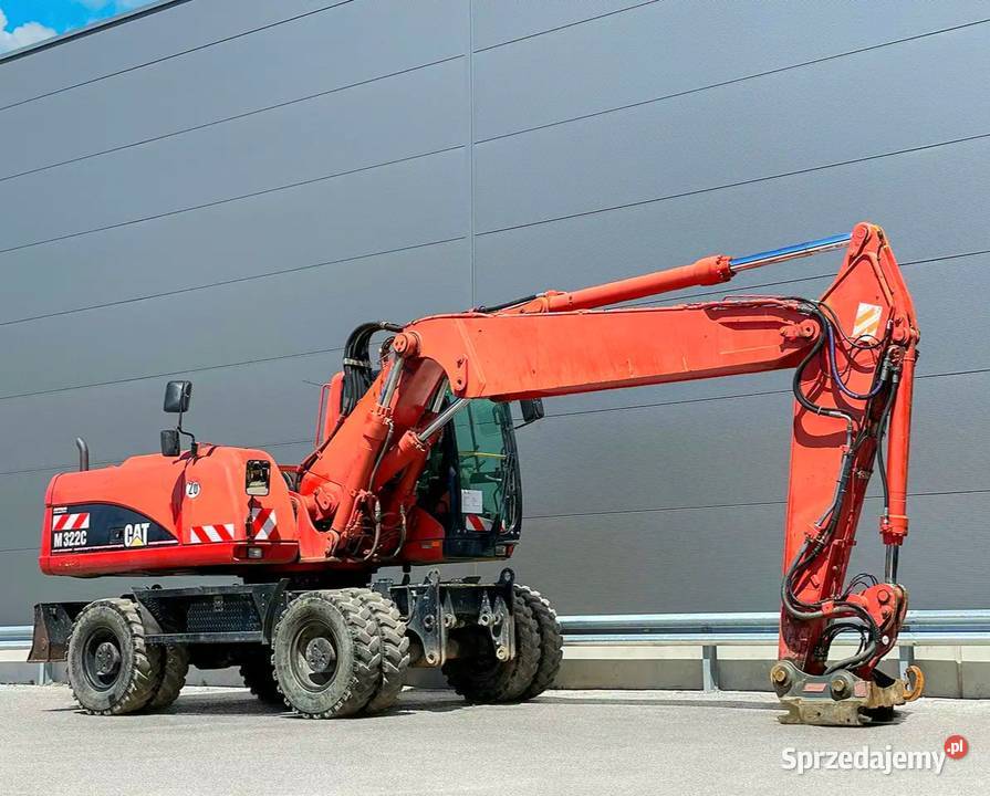 Koparka kolowa Caterpillar M 322 C Koła Maszyny budowlane mazowieckie Warszawa