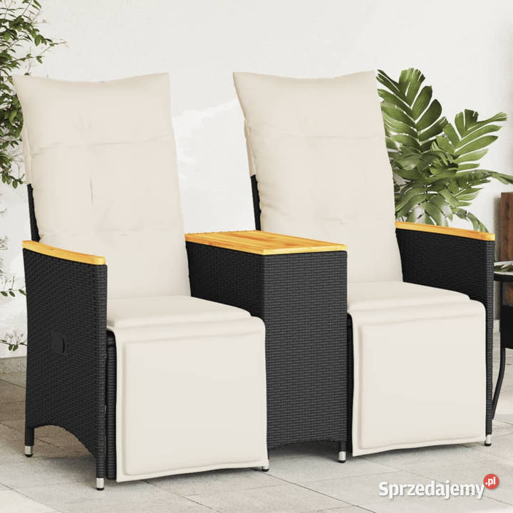 Rozkładana sofa ogrodowa 2 os ze stolikiem Warszawa