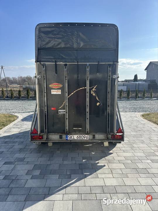 Przyczepa 2 konna Bockmann siodlarnia Boeckman Mokra