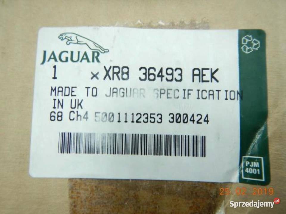 PAS BEZPIECZEŃSTWA PRAWY PRZÓD JAGUAR STYPE osobowe