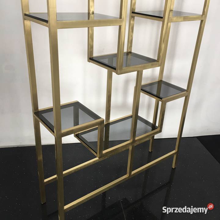 Regał Olivson Vinci Gold 205x100x35 na wymiar Szafy, regały, półki