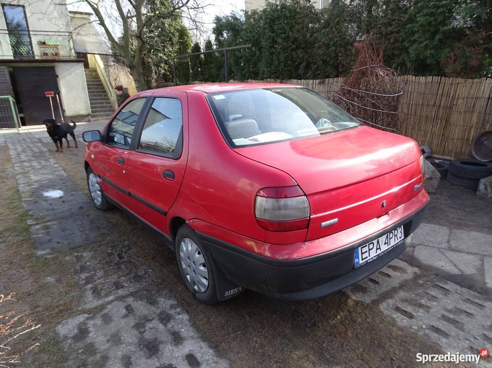 Fiat Siena czerwony Ksawerów