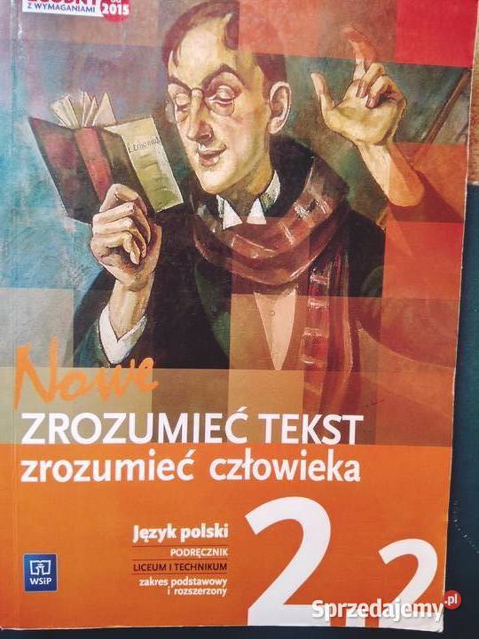 Zrozumieć tekst człowieka 22 polski podręcznik Warszawa sprzedam