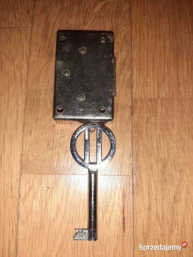 Klucz meblowy z zamkiem PRL Sosnowiec