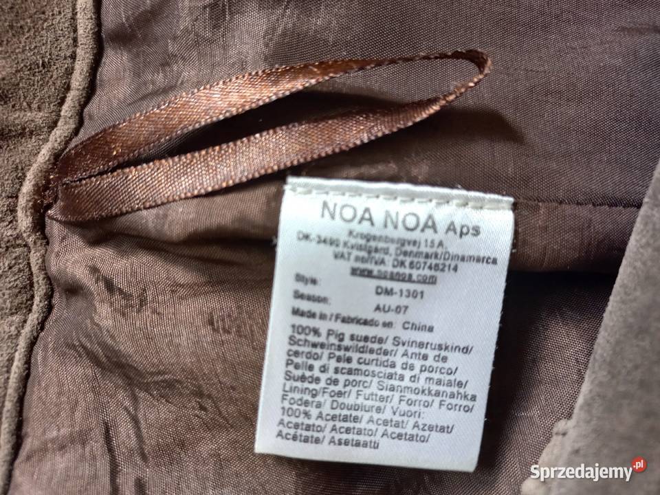 Spodnie brąz Kolano Capri Rybaczki SKÓRA r 3638 Białystok