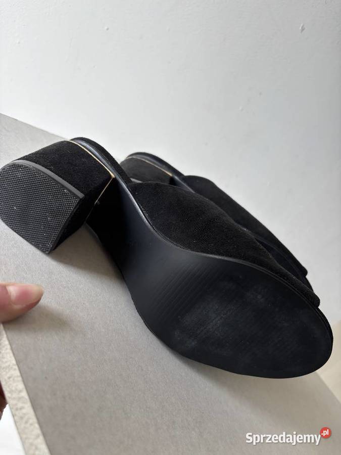 Klapki na słupku obcasie buty vicenza 37 dolnośląskie Lubin