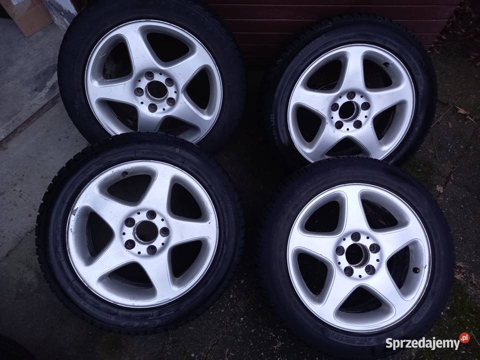 Felgi aluminiowe 5x112 R16 z oponami zimowymi Gliwice sprzedam