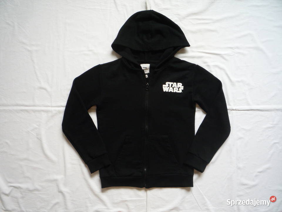Sinsay 128134 Star Wars Czarna bluza kaptur Szczecin