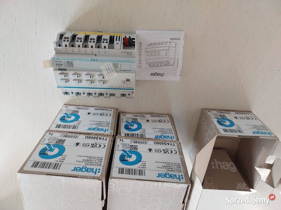 Hager TYAS608D Napęd żaluzji Roszkowo sprzedam