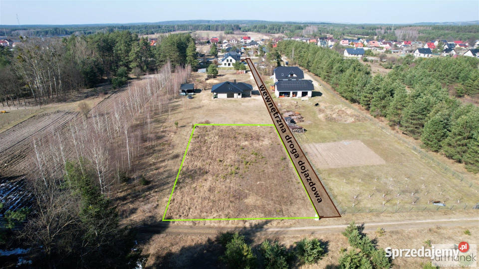 Działka 1666m Hedwiżyn gaz