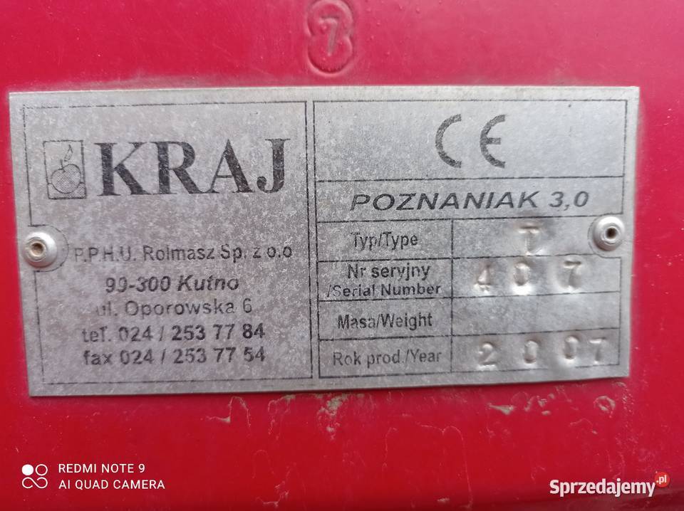 Siewnik Poznaniak talerzowy nieuszkodzony Rolnictwo Mielec