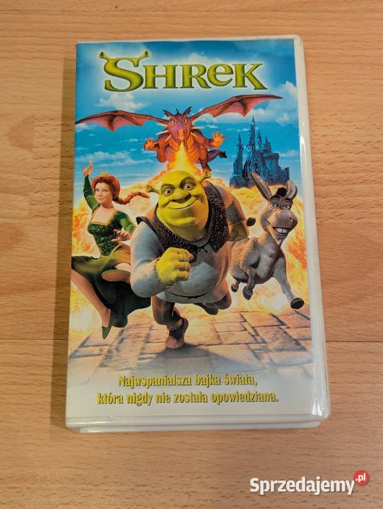 Shrek Film Kaseta VHS dubbing Gdynia