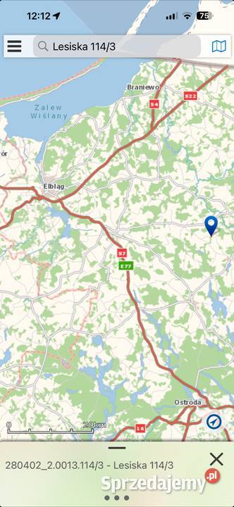 Działka budowlana z dostępem do linii brzegowej Lesiska