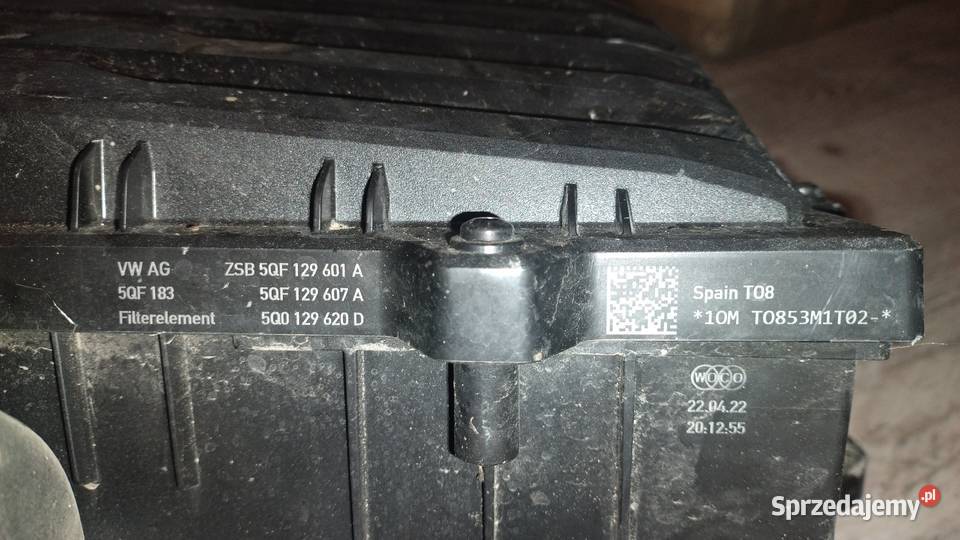 VW SKODA SEAT AUDI OBUDOWA FILTRA POWIETRZA Wadowice