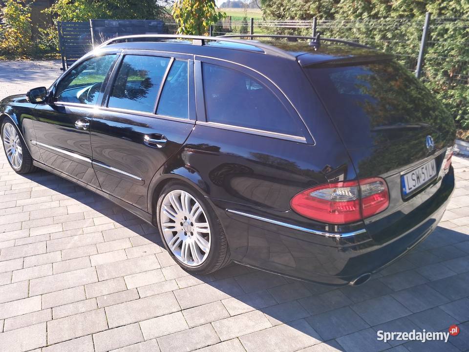 Mercedes 280cdi Lift Designo Bixenon czarny Klasa E Piaski