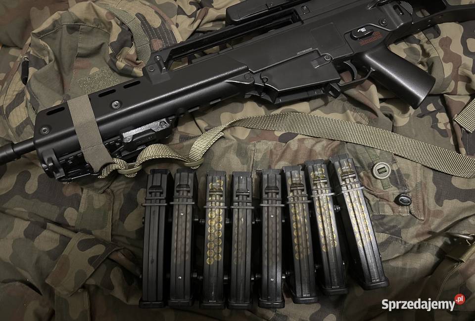 Karabin ASG pistolet maszynowy AEG g36k g36c Sporty strzeleckie i myślistwo Płock