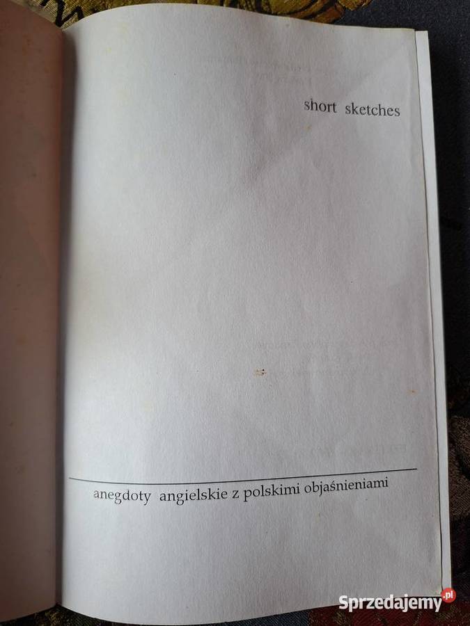 Anegdoty angielskie Short sketches z polskimi