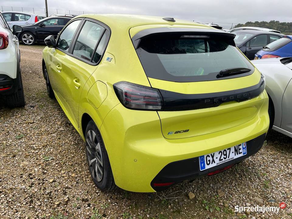 PEUGEOT e208 50kwh 136 GX297 136KM dolnośląskie Wrocław sprzedam