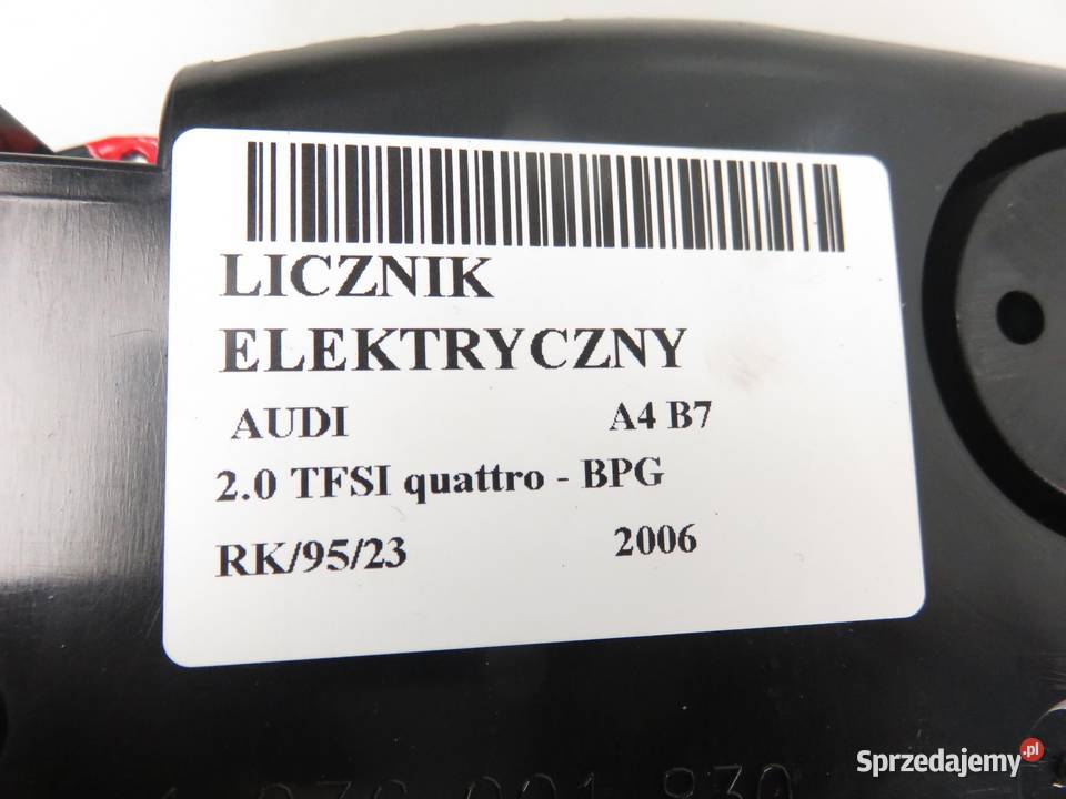 LICZNIK AUDI A4 B7 20 TFSI BPG 0263626094