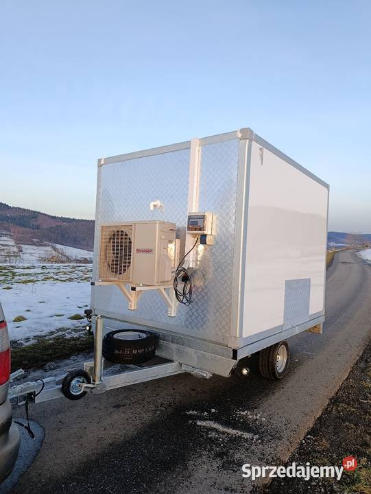 Przyczepa Chłodnicza Chłodnia Mobilna Przyczepka małopolskie Kamionka Mała