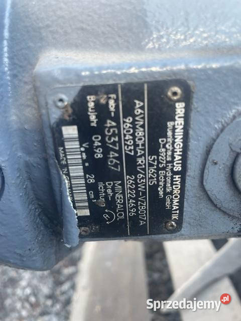 Silnik hydrauliczny A6VM80HA1R163W wielkopolskie