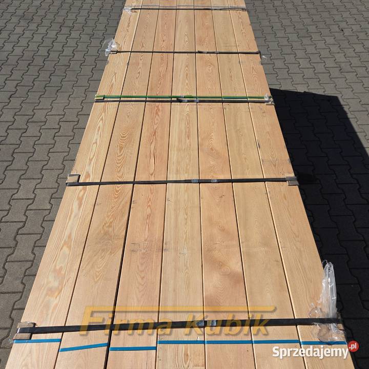 Deska tarasowa Gładka MODRZEW Syberyjski 27x142 Nieporęt