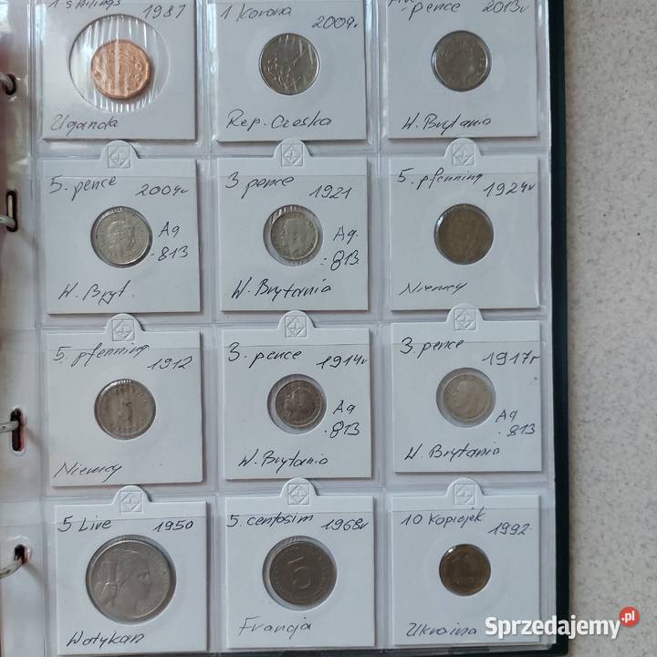 Monety zagraniczne album Również polskie Skierniewice