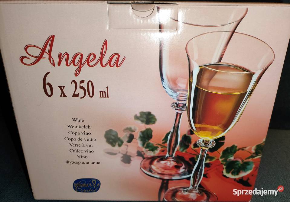 Kieliszki do wina 6 sztuk 250 ml NOWE Bielsko-Biała sprzedam