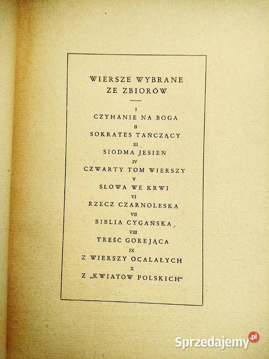 Wybór poezji Tuwim unikaty książki Bródno