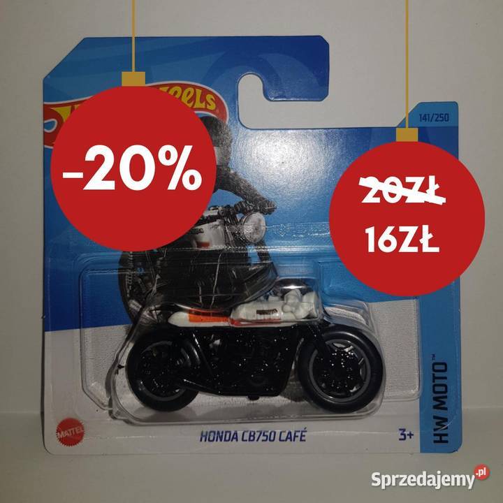 Hot Wheels Honda CB750 Cafe 141250 wielkopolskie Poznań